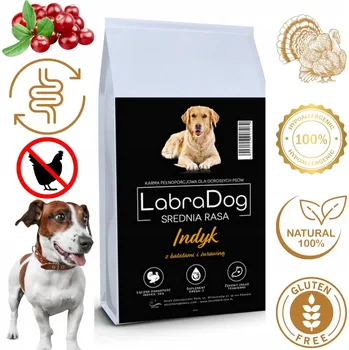 Krmivo pro psa LabraDog Superfood Lehce Stravitelné Krůta s brusinkami Jack Russell Terrier 2kg