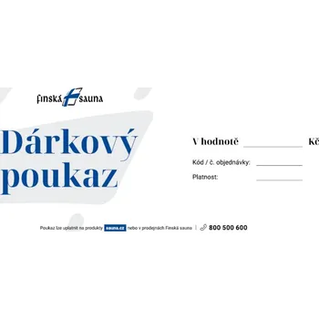 Dárkový poukaz v hodnotě 5000 Kč + Doprava zdarma