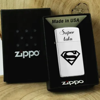 Zapalovač ORIGINÁLNÍ BENZÍNOVÝ ZAPALOVAČ ZIPPO S GRAVÍROVÁNÍM - IDEÁLNÍ DÁREK PRO TATÍNKA KE DNI OTCŮ