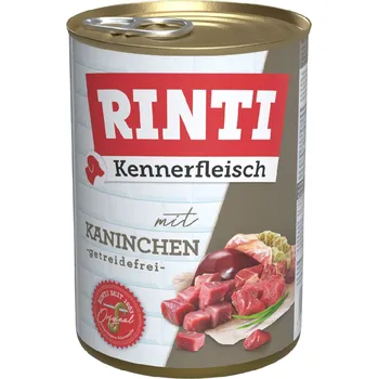 Krmivo pro psa 12ks-12x400g RINTI Kennerfleisch králík vlhké krmivo pro psy
