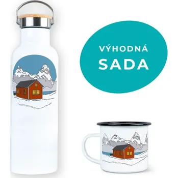 Termoska Sada termoska s plecháčkem Norsko