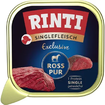 Krmivo pro psa Výhodné balení: 30x150g RINTI Singlefleisch Exclusive kůň vlhké krmivo pro psy