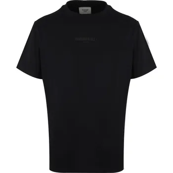 Pánské tričko Firetrap Puff Print Oversized T-Shirt Black L