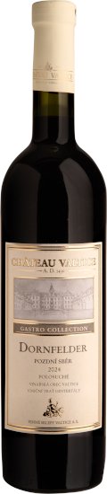 CHÂTEAU VALTICE Dornfelder pozdní sběr 2024 GASTRO COLL 0,75l polosuché víno červené víno