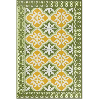 Koberec Koberec do bytu Rozměr: 100x150 cm Klasické dlaždice, pestrobarevná mozaika