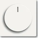 Kryt stmívače s otočným ovladačem, s doutnavkou ABB Future linear, Busch-axcent 2CKA006599A2961 mechová bílá