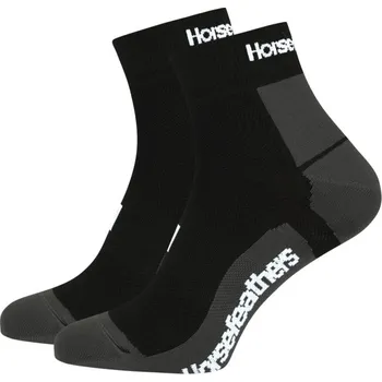 Ponožky HORSEFEATHERS Cadence Black - 11/13
