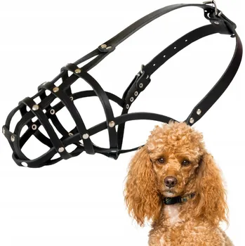 Náhubek pro psa Kožený náhubek Dingo