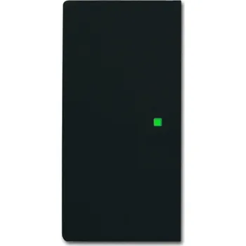 Kryt 2násobný levý/pravý, bez potisku ABB Future linear, Busch-axcent 2CKA006220A0623 mechová černá