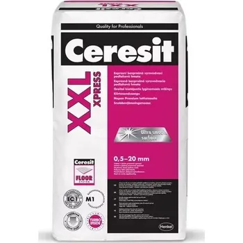 Průmyslové lepidlo Ceresit XXL 25kg EXPRESNÍ VYROVNÁVACÍ PODLAHOVÁ HMOTA