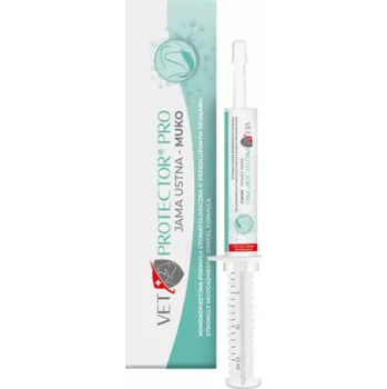 Kosmetika pro psa JM SANTE Vet Protector Pro Muko - stomatologický ochranný gel pro psy a kočky – 15 ml