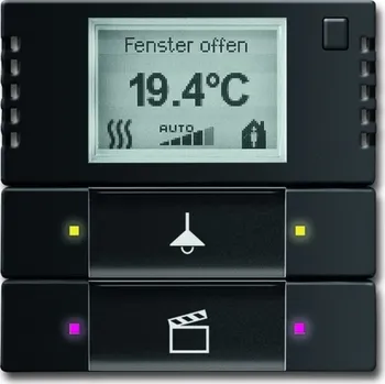 vypínač Snímač teploty s regulátorem a prvkem ovládacím ABB 2CKA006134A0339 mechová černá