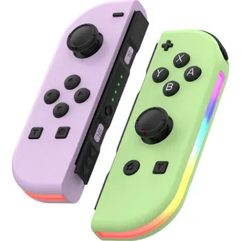 Gamepad JoyCon ovladače RGB růžovo-zelený V2 pro Nintendo Switch