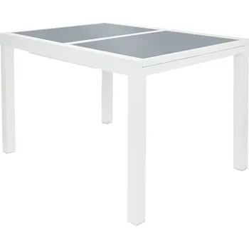 Zahradní stůl LIVARNO home Hliníkový rozkládací stůl Houston, bílá