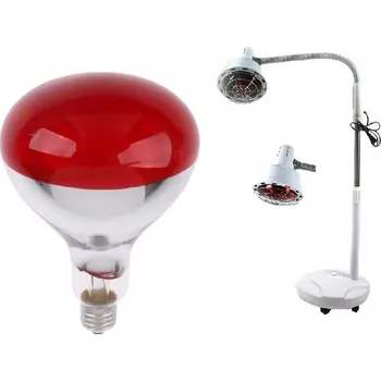 Bezpečnostní kamera Żarówka do lampy na podczerwień Sollux červená 275 W