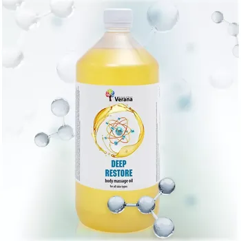Masážní přípravek VERANA Hloubková regenerace rostlinný masážní olej 1000ml