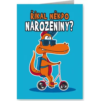 Nekupto Hudební narozeninové přání 15,6 x 22,3 cm Říkal někdo narozeniny?