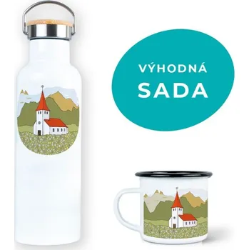 Termoska Sada termoska s plecháčkem Island