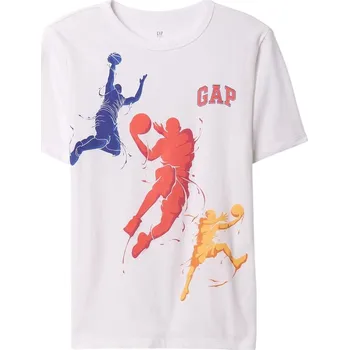 Pánské tričko tričko GAP V-Feb Val GR - Optic White 1 10 Years