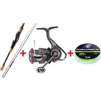 Rybářský prut Zvýhodněný set DAIWA "TROUT AREA" FAJNOVKA - Set s prutem 2,15 m, 0,5 - 6 g
