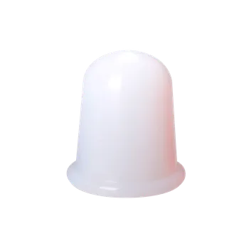 Masáž Lipt Silikonová baňka bílá, velikost: L