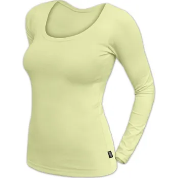 Dámské tričko Dámské tričko Brigita, dlouhý rukáv, světle zelená L/XL