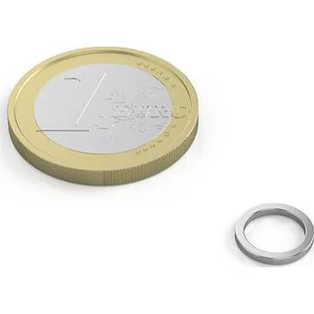 Dekorativní magnet Neodymový kruhový magnet Ø 9/7 mm, v. 1 mm, síla 240 g