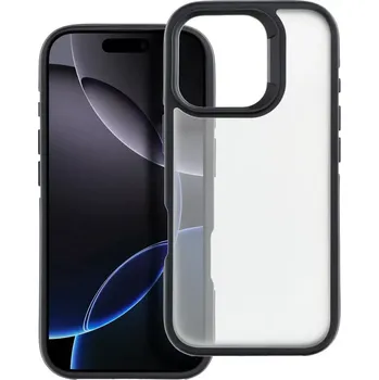 Pouzdro na mobilní telefon Ochranné pouzdro NEO – Apple iPhone 16e, černé (NEO – stylové a tenké pouzdro s ochranou fotoaparátu a podporou MagSafe pro Apple iPhone 16e, černý rámeček)