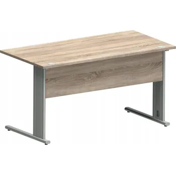 Obdélníkový psací stůl ODNOWA 140 x 70 x 74 cm, odstíny šedé