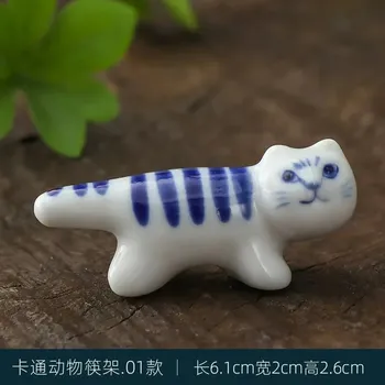 Keramický stojánek na příbory v japonském stylu | jídelní doplněk, kuchyňská dekorace - 01