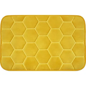 Koberec KOUPELNOVÁ PŘEDLOŽKA 38x58cm PROTISKLUZOVÁ RYCHLESCHNOUCÍ MĚKKÝ KOBEREC