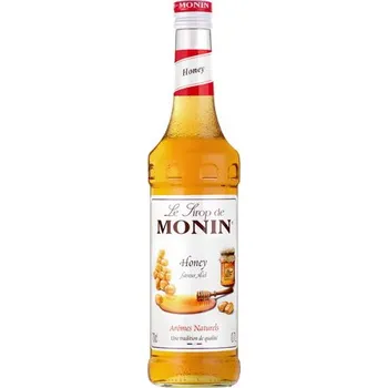 Nealkoholický nápoj Monin Honey Sirup (med) 0,7 L je vynikající sladidlo, které přináší jemnou, autentickou chuť medu bez potřeby skutečného medu. Tento sirup je ideální pro přípravu koktejlů, čajů, limonád a dezertů, kde dodává sladkost a charakteristický medový nádech.