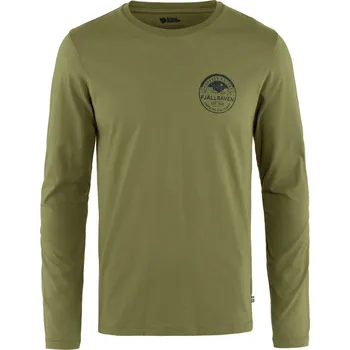 tričko pánské FJÄLLRÄVEN Forever Nature Badge LS M Caper Green - XXL