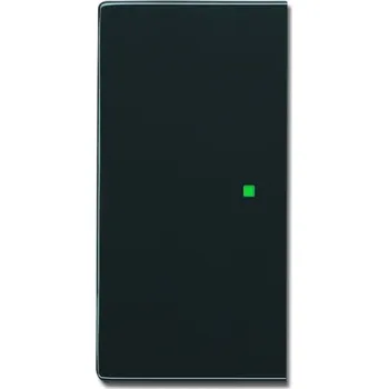 Elektroinstalační materiál Kryt 2násobný levý/pravý, bez potisku ABB Future linear, Solo, Solo carat, Busch-axcent 2CKA006220A0152 antracitová