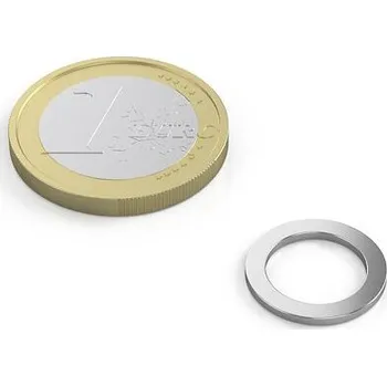 Dekorativní magnet Neodymový kruhový magnet Ø 14/10 mm, v. 1 mm, síla 500 g