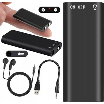 IP kamera ŠPIÓNSKÝ DIKTAFON MINI DIGITÁLNÍ ODPOLECH MALÝ PENDRIVE 32GB SLUCHÁTKA