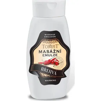 Masážní přípravek Tomfit Masážní emulze hřejivá 250 ml