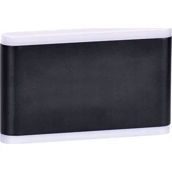 Nástěnné svítidlo Venkovní nástěnné svítidlo Kaja černé, integrovaný LED zdroj 12W