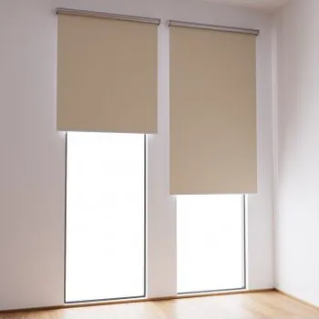 Roleta Termo BLACKOUT roleta na panoramatické okno Krémová