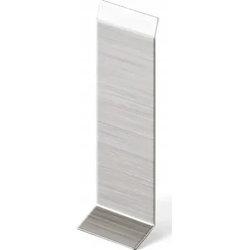 Podlahová lišta SPOJKA PRO PODLAHOVÉ LIŠTY F STŘÍBRNÁ MATNÁ 10cm