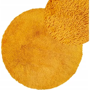 Koberec KOBEREC KOBEREČEK DO DĚTSKÉHO POKOJE CHLUPATÝ KULATÝ 90 CM PROTISKLUZOVÝ