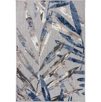 Koberec Moderní koberec Aventura - květiny 2 - šedý Rozměr koberce: 120x170 cm