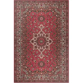 Koberec Koberec koberec S Potiskem Starý květinový červený perský vzor 100 x 150 cm