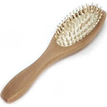 kartáč na vlasy N-rit KARTÁČ NA VLASY S DŘEVĚNÝMI ŠTĚTINAMI - KOUPEL a SAUNA