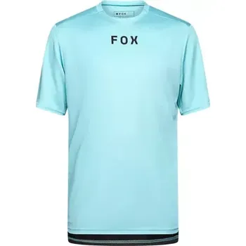 cyklistický dres Fox Racing Pánský dres Fox Ranger Wordmark Jersey Vintage Wash Blue 2025 velikost L
