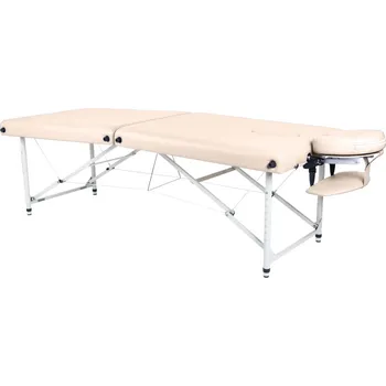 Masážní stůl Hliníkový masážní stůl Lipt HL-01 krémový 184x68 cm, 11,5 kg