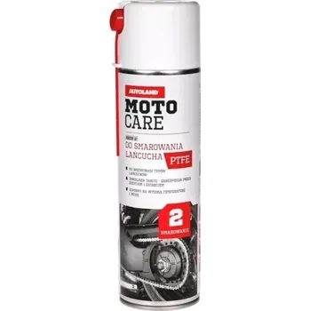 AUTOLAND Moto Care - Bílé mazivo na řetězy PTFE 500 ml