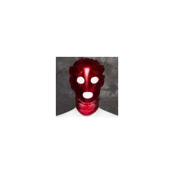 BDSM wet-look maska s otvorem na oči a pusu 20015 Barva Červená bdsm-bondage-shop 08595729732179 8595729732179 BDSM wet-look maska s otvorem na oči a pusu