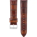 MPM Unisex kožený řemínek na hodinky RB.15893 (22 mm) - hnědý RB.15893.2220.5050.L1