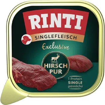 Krmivo pro psa 10ks-10x150g RINTI Singlefleisch Exclusive jelen krmivo pro psy vlhké